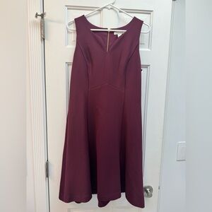 White House Black Market Plum Midi Dress